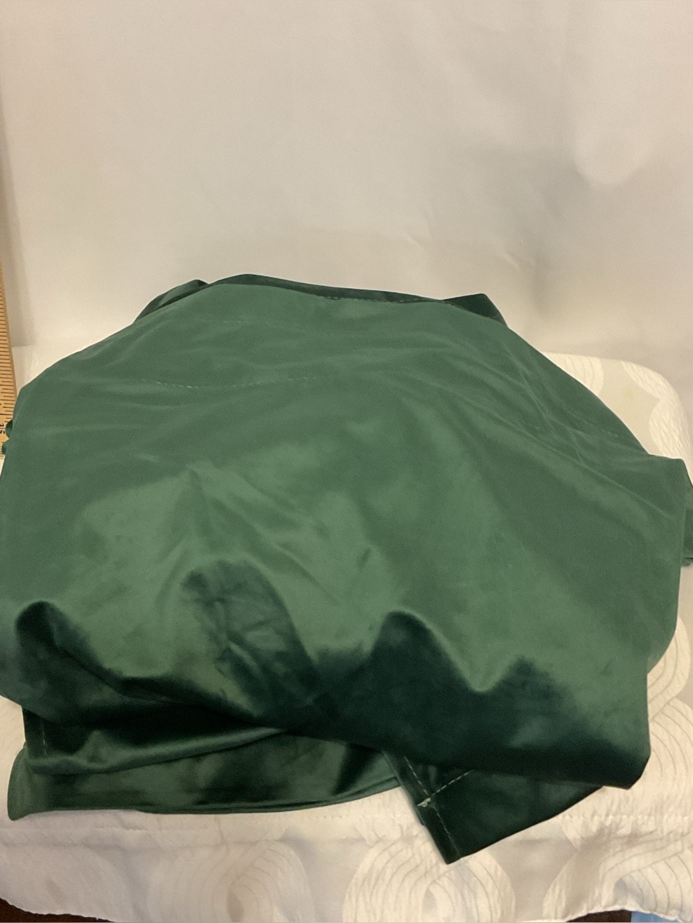 StangH dark green velvet curtains 52"x84" new 2 panels - Picture 2 of 4
